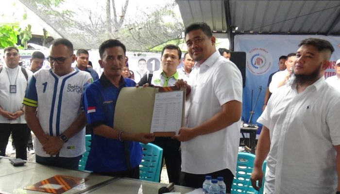 KOBRA Sumut Siap Menangkan Bobby Nasution: Dukungan 800 Buruh Menggema di Deli Serdang
