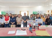 Lamhot Sinaga, Adik Kandung Birma Sinaga Salurkan 1.182 Pompa Air LPG untuk Petani Humbahas