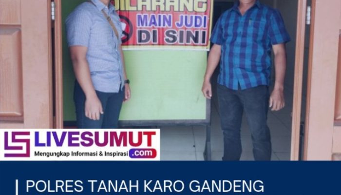 Polres Tanah Karo Gandeng Warga Pantau Wilayah, Tegaskan Komitmen Berantas Perjudian