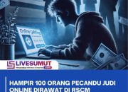 Hampir 100 Orang Pecandu Judi Online Dirawat di RSCM