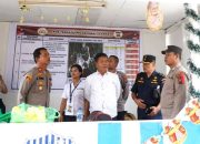 Bupati Simalungun Tinjau Pos Pengamanan di Pelabuhan Tigaras Jelang Nataru