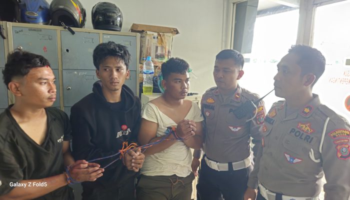 Kasatlantas Polrestabes Medan Tangkap Pelaku Pencurian Sepeda Motor di Tengah Jalan Raya