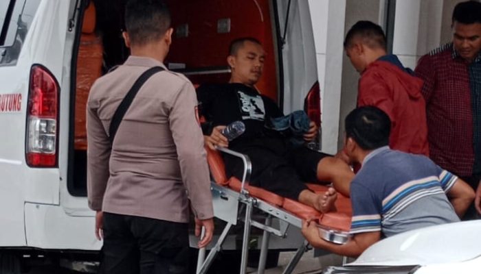 Mobil Tahanan Kejari Humbahas Alami Kecelakaan, Dua Terdakwa Dirujuk ke RS Doloksanggul