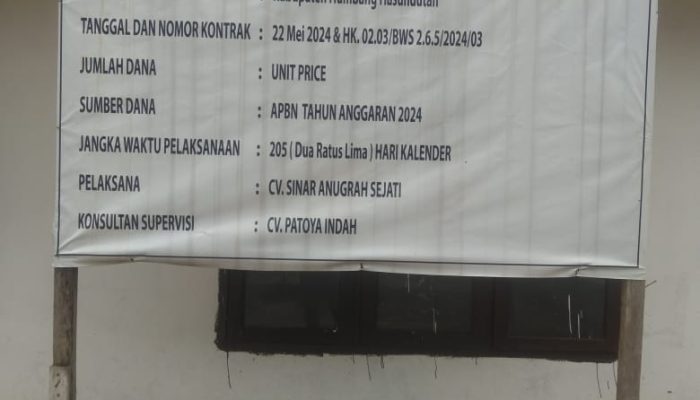 Pembangunan Penyediaan Air Baku  Tarabintang Senilai 7,9 M Terlambat, Publik Pertanyakan Transparansi dan Kualitas