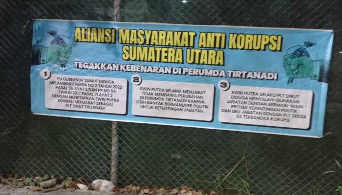 Ketua Dewas Tirtanadi Diminta Kaji Ulang Jabatan Ewin Putra Sebagai PLT Dirut