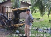 Polsek Tanah Jawa Berhasil Temukan Mobil Truk Box Hilang, Diduga Dibongkar di Serdang Bedagai
