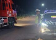 Polres Toba Gelar Patroli Malam untuk Wujudkan Keamanan dan Kelancaran Lalu Lintas