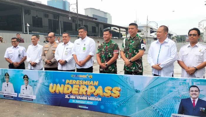 Wali Kota Medan Resmikan Underpass HM Yamin, Solusi Kemacetan Kota