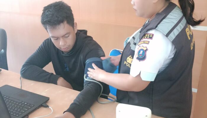 Polres Toba Gelar Pemeriksaan Kesehatan Berkala untuk Personel dan Keluarga