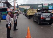 Libur Panjang, Satlantas Polres Toba Kawal Kelancaran Lalu Lintas di Pelabuhan Ajibata