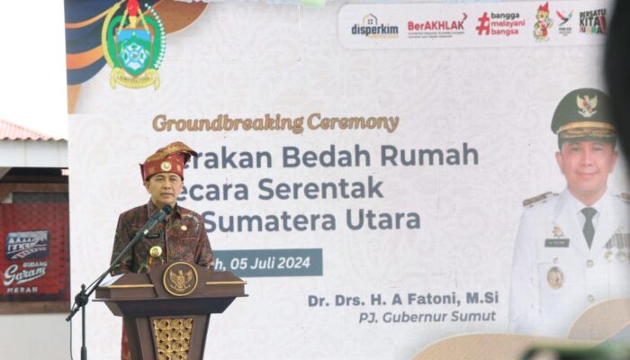 Pj Gubernur Sumut Minta Bupati dan Walikota Percepat Program Tiga Juta Rumah