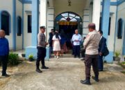 Polres Toba Laksanakan Pengamanan Rutin di Gereja-gereja Selama Ibadah Minggu