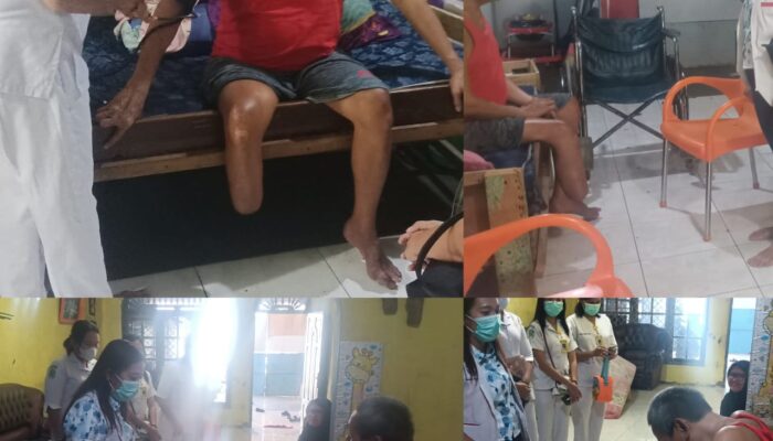 Kepala Puskesmas Perdagangan Peduli Warga Disabilitas yang Baru Diamputasi