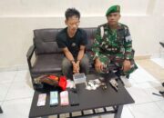 Tim Intel Korem 022/PT Gagalkan Peredaran Sabu di Simalungun, Amankan Senjata Pabrikan dan Tangkap Pengedar