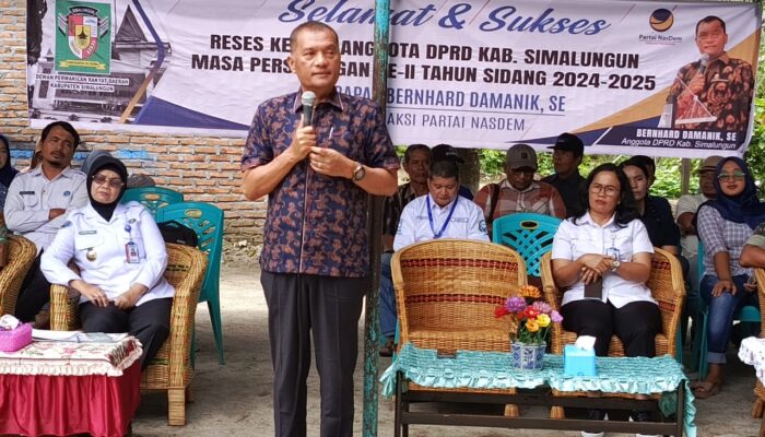 Benhard Damanik, SE Gelar Reses di Nagori Manik Hataran, Tampung Aspirasi Warga
