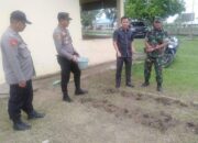 Polsek Bosar Maligas Dukung Ketahanan Pangan Lewat Penanaman Jagung di Ujung Padang