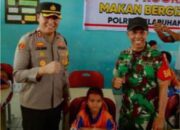 Polres Pelabuhan Belawan Gelar Makan Bergizi Gratis, Dukung Gizi Anak Sekolah