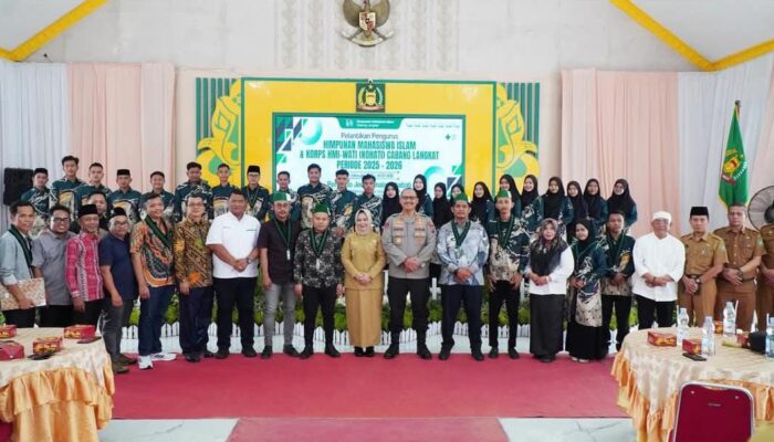 Pengurus HMI dan Kohati Cabang Langkat Periode 2025-2026 Dilantik