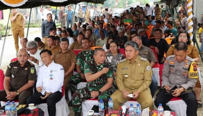 Wabup Taput Ikuti Peresmian Program TNI AD Manunggal Air Kerjasama Bank Indonesia