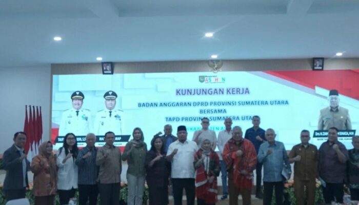 Banggar DPRD Provsu Kunjungi Asahan, Bahas Realisasi DBH dan BKP Tahun 2024