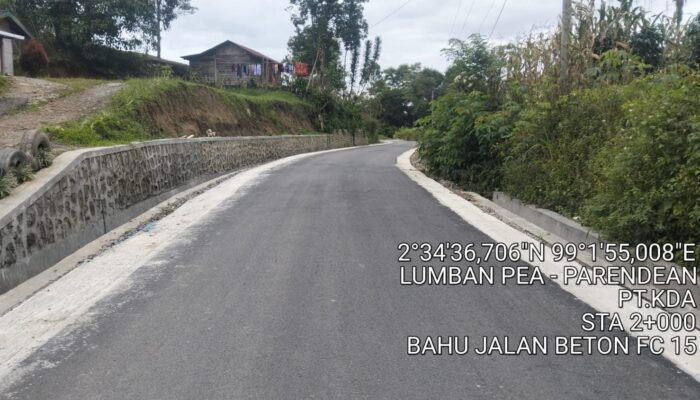 PUTR Toba Hotmix 39,763 KM Jalan di 2024, Warga Apresiasi!