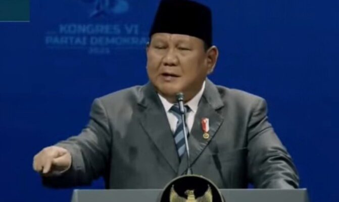 Presiden Prabowo: Jika 4 Tahun Prestasi Mengecewakan, Saya Tidak Maju Pilpres 2029