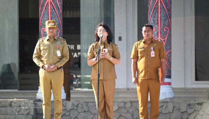 Apel Gabungan Perdana, Bupati Humbahas: “Kami Hadir untuk Rakyat!”