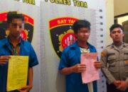 Bobol Parkiran Penginapan, Dua Pelaku Curanmor di Balige Ditangkap Polisi