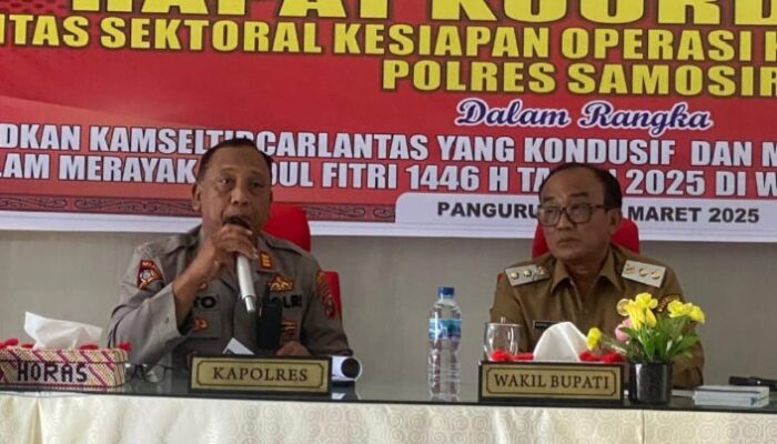 Rakor Operasi Ketupat Toba 2025: Strategi Samosir Antisipasi Lonjakan Wisatawan Saat Lebaran