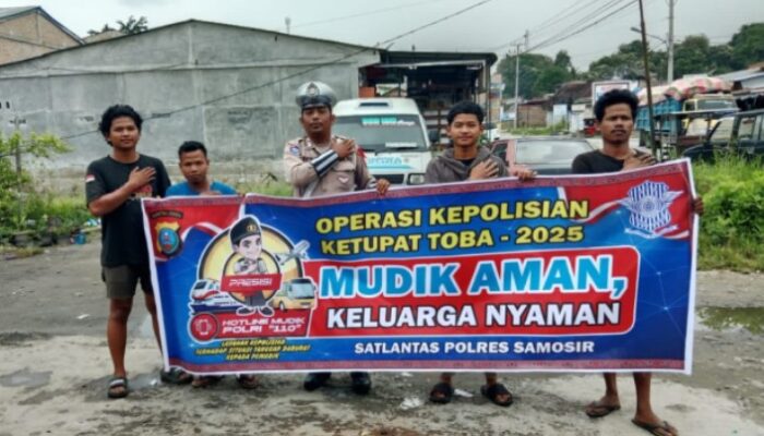 Polres Samosir Perkenalkan Hotline Mudik 110 untuk Perjalanan Aman