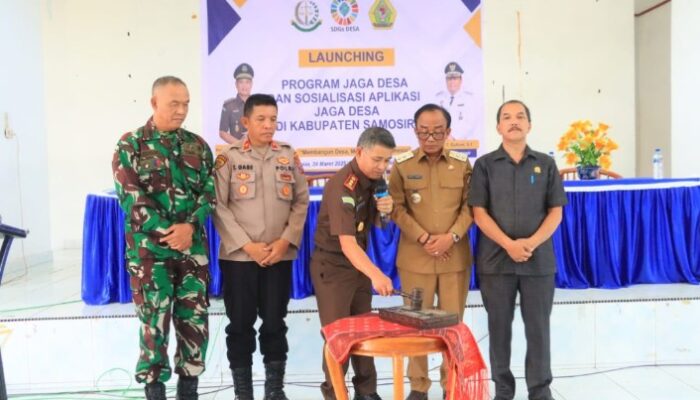 Kejari Samosir Luncurkan Aplikasi “JAGA DESA” untuk Pengawasan Dana Desa