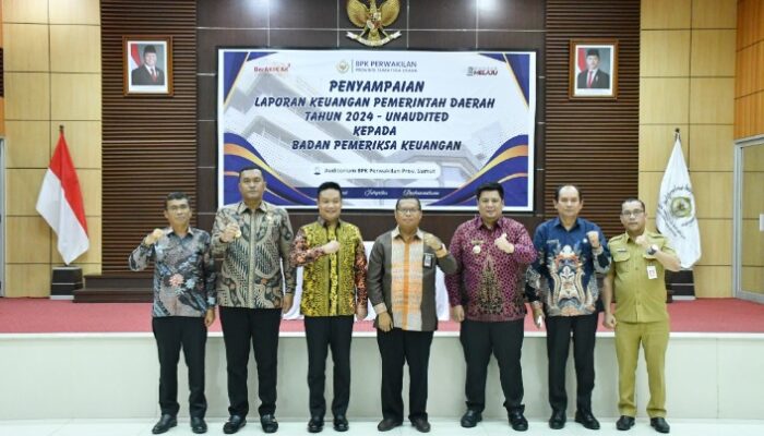 Bupati Samosir Serahkan LKPD 2024 ke BPK RI Sumut, Targetkan Opini WTP