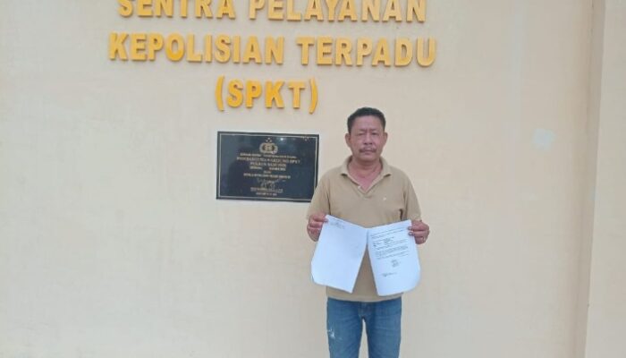 Merasa Difitnah dalam Pemberitaan, Mangoloi Sihaloho Lapor ke Polres: Nama Baik Saya Dicemarkan!