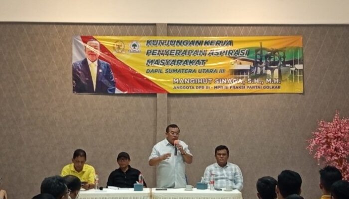 Kunker ke Pematangsiantar, Mangihut Sinaga Tegaskan Negara dalam Kondisi Baik