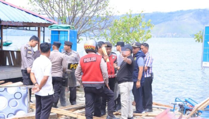 Eksekusi Lahan di Desa Hutabolon Samosir Sempat Dihadang, Tapi Berakhir Kondusif