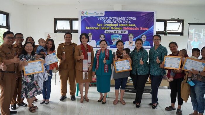 Pekan Imunisasi Dunia 2025 di Toba: “Jangan Ada Anak yang Tertinggal”