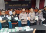 Jaringan Narkotika Asal Malaysia Digulung Polrestabes Medan