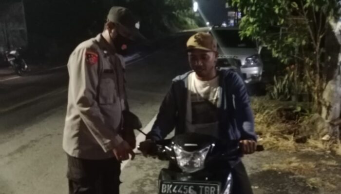 Polsek Dolok Pardamean Intensifkan Patroli Malam, Cegah Geng Motor dan Premanisme