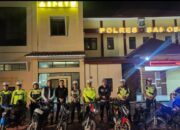 Polres Samosir Gencarkan Blue Light Patrol Cegah Premanisme