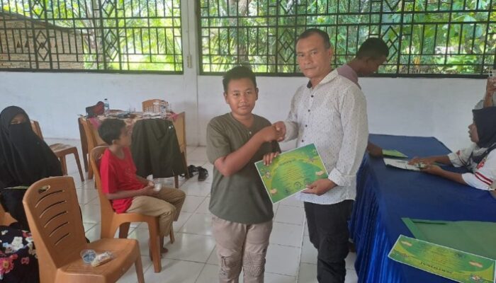 Enam Peserta MTQ Raih Prestasi, Pemerintah Nagori Laras II Beri Penghargaan