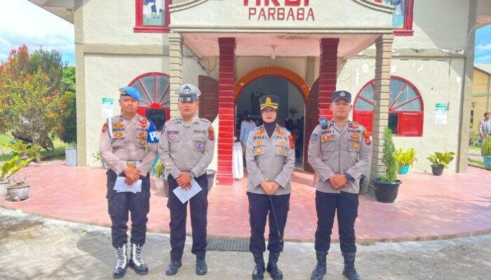 Ibadah Kenaikan Yesus di Samosir Berjalan Kondusif