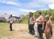 Tanggap Darurat Karhutla, Kapolres Samosir Turun ke Huta Ginjang