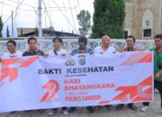 Sambut Hari Bhayangkara ke-79, Polres Samosir Gelar Bakti Sosial dan Kesehatan