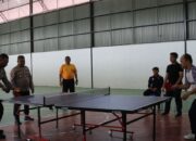 Polres Humbahas Gelar Turnamen Tenis Meja Sambut HUT Bhayangkara ke-79