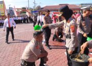 15 Personel Polres Samosir Naik Pangkat, Dua Perwira Purnabakti Diberi Penghargaan