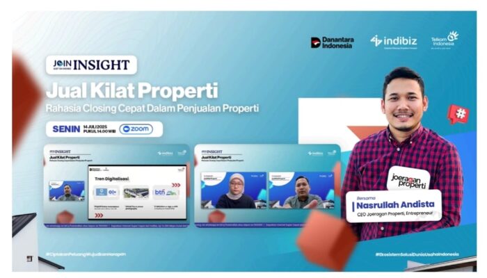 Indibiz Sumatera Hadirkan CEO Joeragan Properti, Bongkar Rahasia Closing Cepat