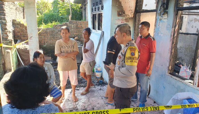 Kelalaian Berujung Petaka, Rumah Warga di Siantar Selatan Terbakar