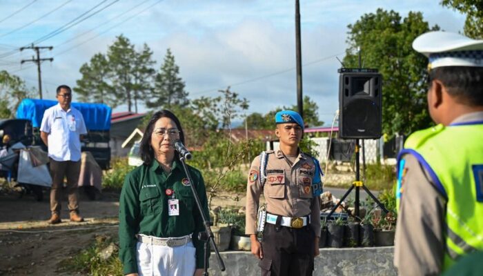 Wabup Humbahas Edukasi Warga Saat Razia Pajak Kendaraan di Aek Silang