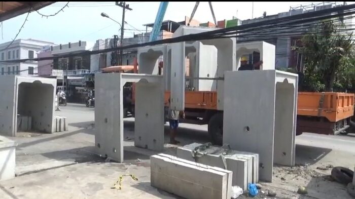 Tiga Kali Pecah: Material Proyek U-Ditch Gaperta Ujung Disorot, Plt Kadis SDABMBK Kota Medan Bungkam