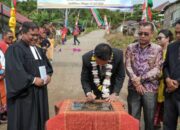 Jalan Nomensen di HKBP Resort Kecamatan Parlilitan Diresmikan
